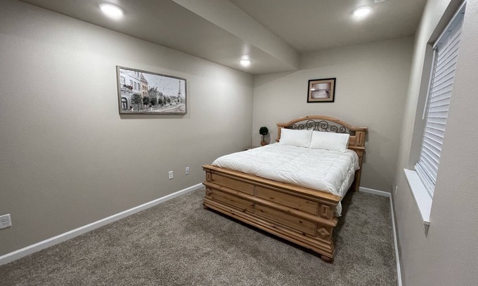Fox Farm-College Apartment | Modern basement apartment w/private yard just minutes from downtown Cheyenne.