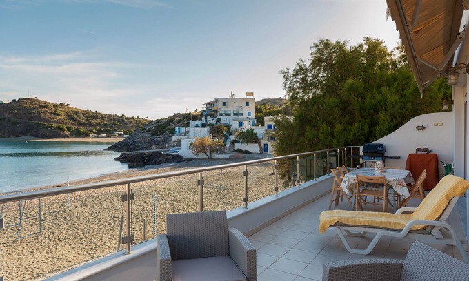 Kaloi Limenes Condo | Modern Beach Front Condo in South Crete