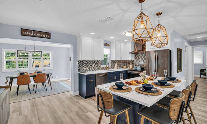 Indian Rocks Beach House | Modern Beach Getaway – Newly Remodeled, Hammock, Patio & Stroll to Shoreline!