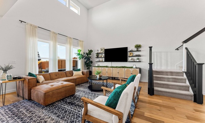 Southwest Ada County Alliance House | Modern - Blackstone - Turf Backyard - Stocked Kitchen