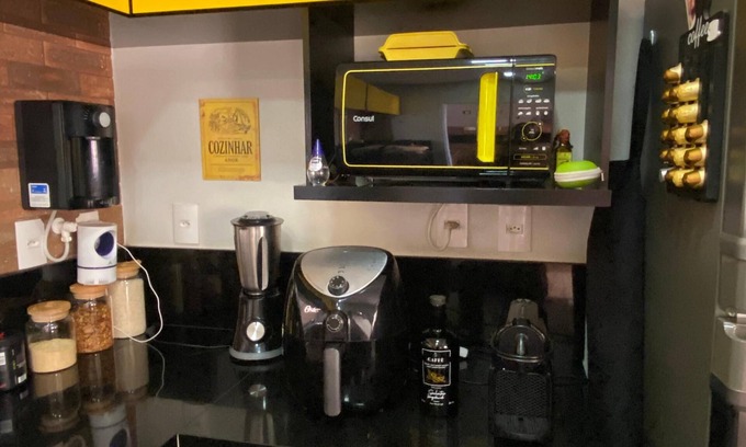 Patos de Minas Apartment | MODERN APARTMENT IN THE CENTER OF PATOS DE MINAS, AIR CONDITIONED AND WITH EXCLUSIVE ENTRANCE.