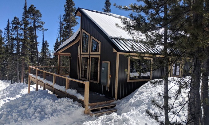 Fairplay Cabin | Modern Cabin on 41 Private Acres of Spruce and Pine Forest