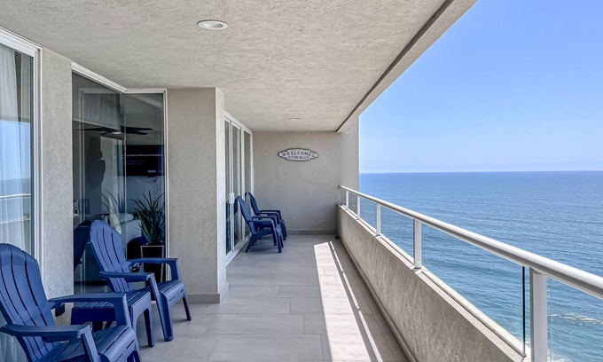 Rosarito Condo | Modern-Calafia Condo-BeachAccess-12thFLR-Rosarito