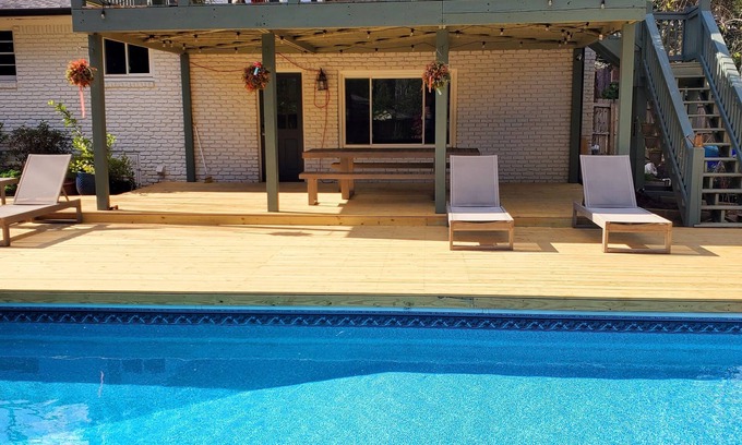 Doraville House | Modern City Oasis with Dream Kitchen and Saltwater Pool