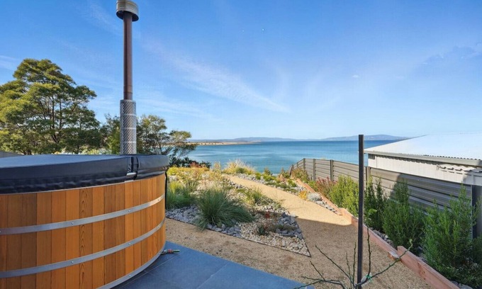 Connellys Marsh House | Modern Coastal Retreat + Hot Tub