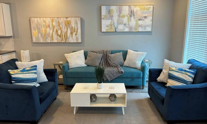 Dunean Apartment | Modern Comfort in Gated 2BR Apartment with Parking