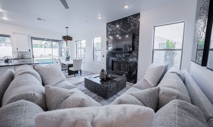 Arabian Views House | Modern Contemporary Showpiece w/Pool, Hot Tub, & Game Room!