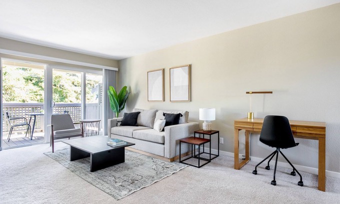 Cupertino Apartment | Modern Cupertino 1BR w/Pool, Gym, A/C, walk to shops, by Blueground