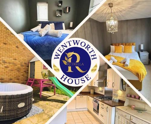 Peterborough House | Modern Escape with Hot Tub 4 Car Parking