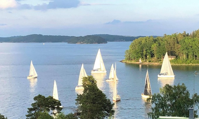 Ytterbystrand House | Modern Family Villa With Open Living Area, Large Patio and Ocean View