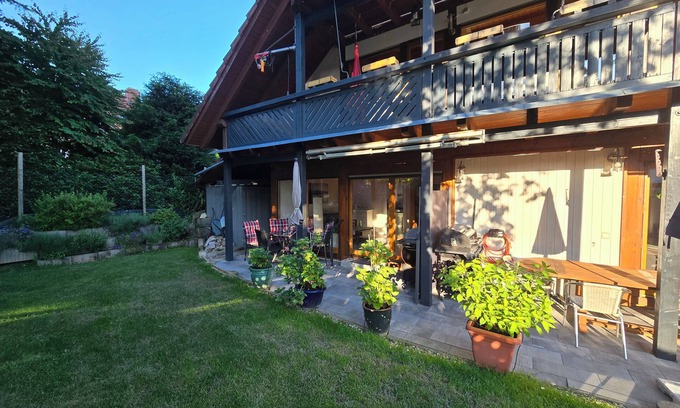 Ludwigshafen Apartment | Modern furnished vacation apartment Casa Karin with terrace, garden and sauna