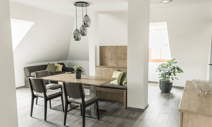 Fremdingen Apartment | Modern furnished vacation apartment (98sqm) with space for up to 5 people