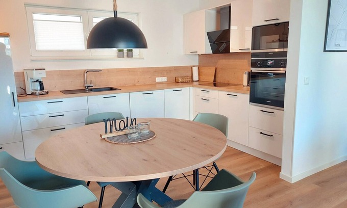 Schillig Apartment | Modern, high-quality vacation apartment, sauna, large balcony, close to the beach