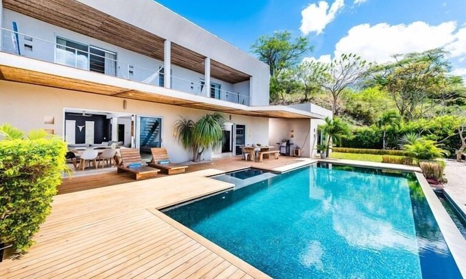 Potrero Villa | Modern Hilltop Villa with Relaxing Pool Deck, Infinity Pool & Patio with Spectac