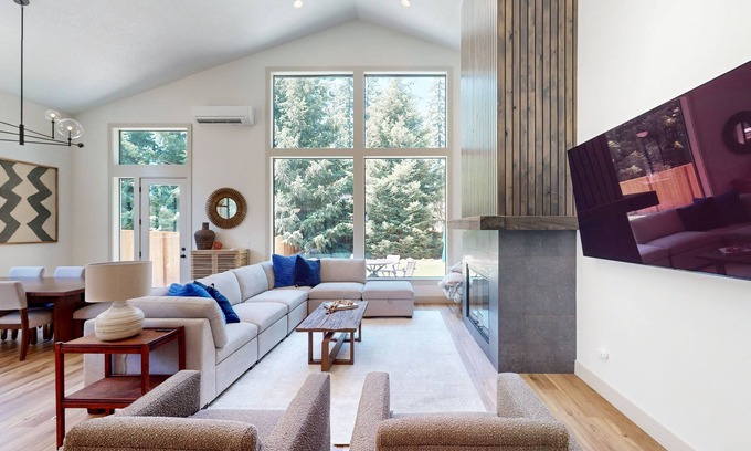Detroit House | Modern home with private backyard, AC, & full kitchen - next to lake