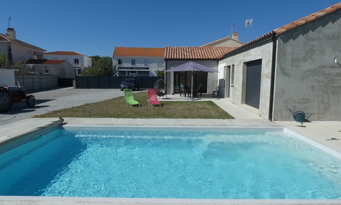 Notre-Dame-de-Monts House | Modern house with pool, 700m from beach, 6-8 people, pets allowed
