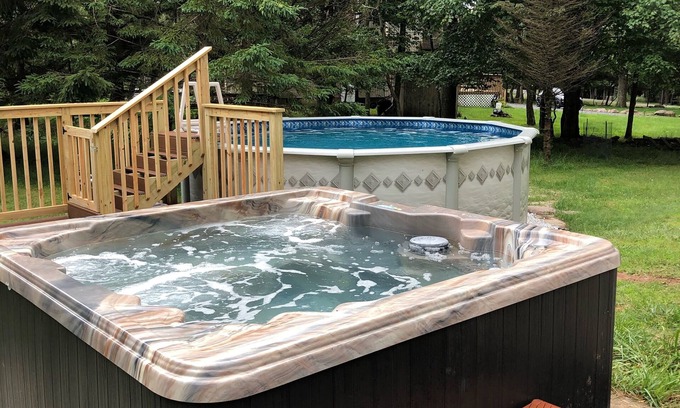 Albrightsville House | Modern house, Hot Tube, lakes, pools, water parks, Ski, tennis A/C Free WiFi