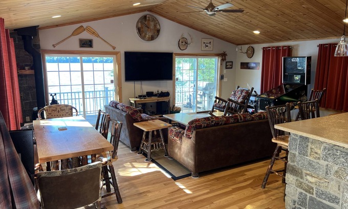 Center Ossipee House | Modern lake house with private beach, located 2.5 hours north of Boston.