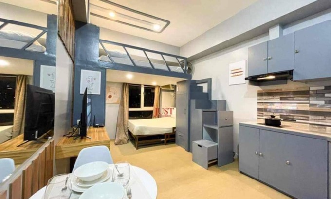 Barangay 29 Condo | Modern Loft-type Studio Centrio Tower CDO with AC, Free WiFi