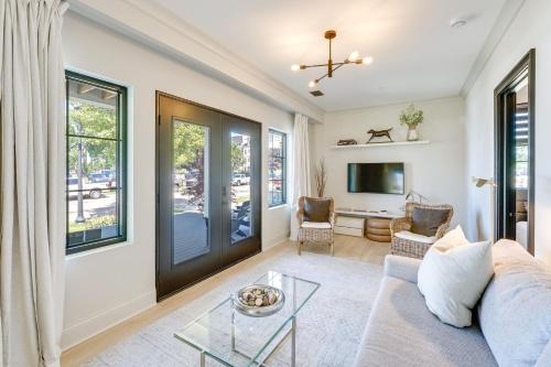 Ludington Apartment | Modern Ludington Condo Across From the Lake!