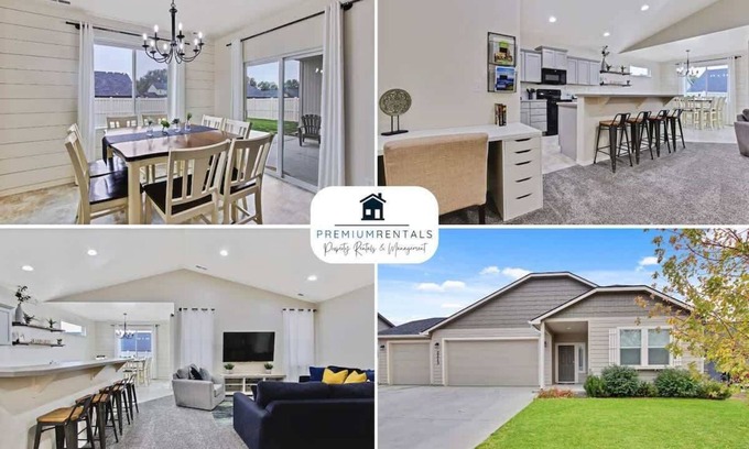 Nampa House | Modern, Luxurious 4-bedroom Centrally located home