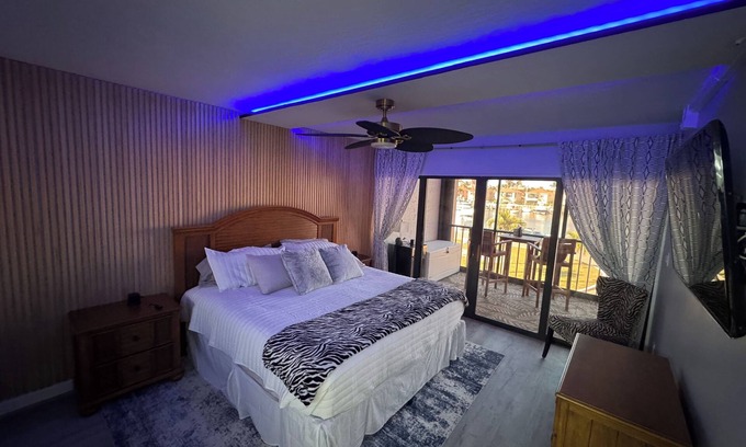 Burnt Store Marina Condo | Modern Marina View, Steps from Restaurant in Burnt Store Marina Gated Community