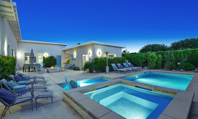 Desert Park Estates House | Modern pet-friendly Desert Park home|Heated pool|Spa|Ensuite in every bedroom!