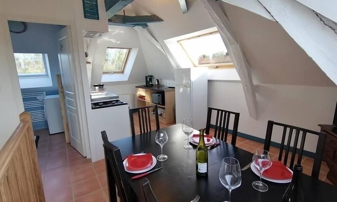 Saint-Jean-sur-Mayenne Apartment | Modern renovated cottage with large garden and wifi, ideal for families or professionals