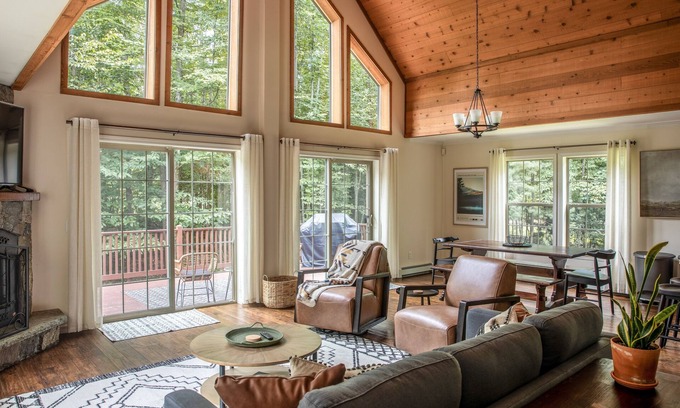 Wilmington Cabin | Modern, Sauna, Near Whiteface/Lake Placid, Dogs, Mountain Views