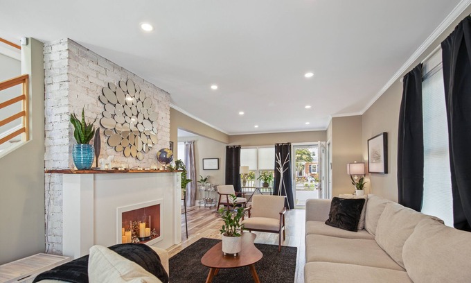 Laburnum Park House | Modern Scandinavian Designer Home w/Office + Deck