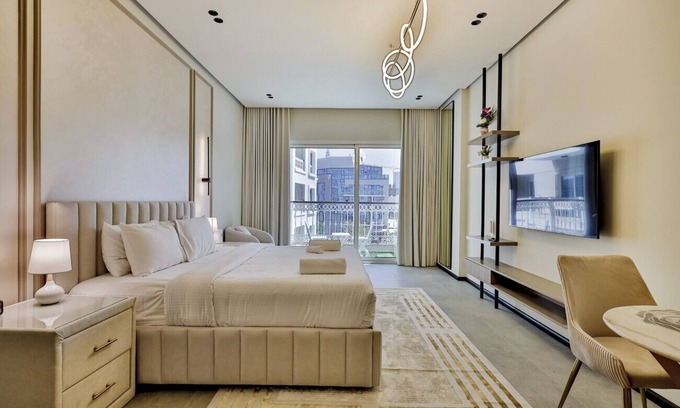 Al Barsha Apartment | Modern Studio in Burj View Residence, Arjan