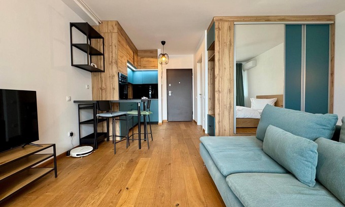 Sector 3 Apartment | Modern Studio with Lake View