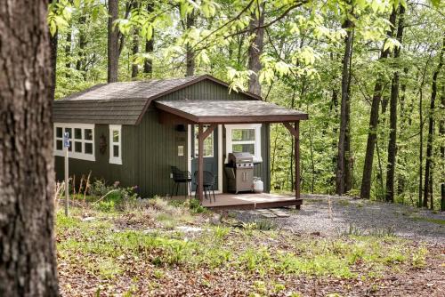 Great Cacapon House | Modern Tiny Cabin with Game Room & Fire Pit in West Virginia