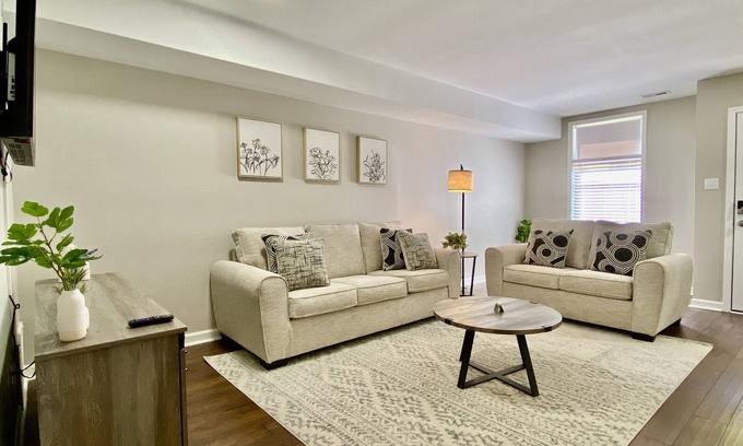 Gastonia Apartment | Modern Townhome w/Balcony Walk to FUSE Stadium