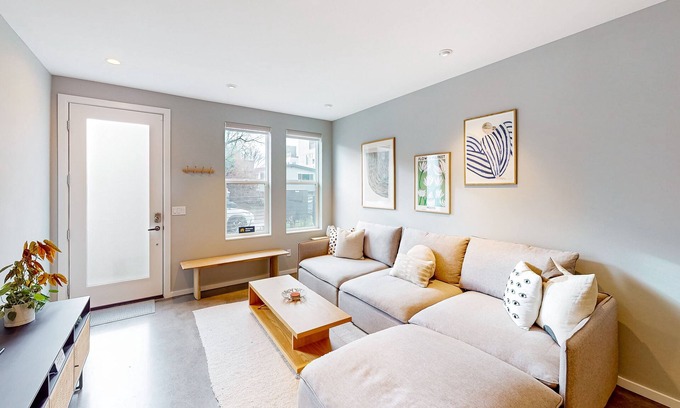Ballard House | Modern townhome with private roof deck, balcony, & W/D - walk to bars/dining