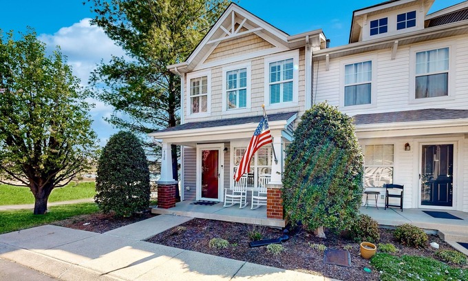 Nashboro Village House | Modern townhome with on-site golf & pool - water views, W/D, & central AC