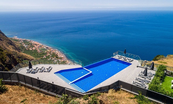 Paul do Mar Apartment | Modern villa, shared infinity pool | SunsetCliff 1