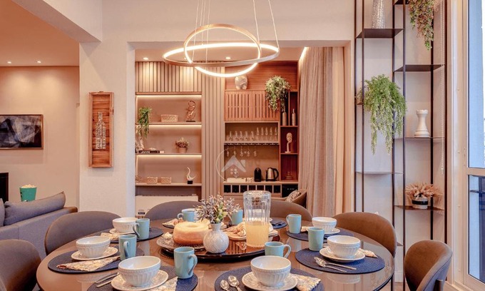 Vila Inglesa Apartment | Moderna cobertura duplex com 4 suítes em condomínio com lazer completo - Campos do Jordão