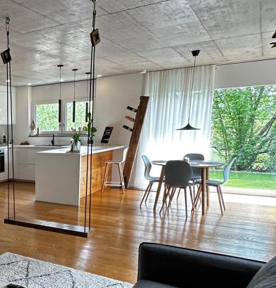 Waldshut-Tiengen House | Moderne Ferienwohnung Rhenum mit Wallbox