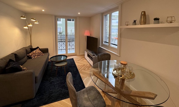 Hergiswil Apartment | Modernes Apartment am Fuss des Pilatus - Skigebiet