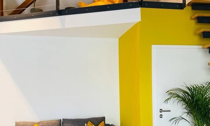 Werneck Apartment | Modernes Apartment mit Kamin für 3 Personen