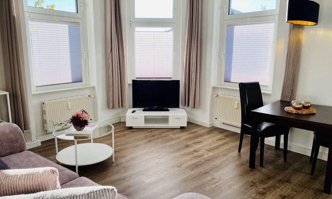 Krampfervorstadt Condo | Modernes Appartment am Malzwerk, 55qm