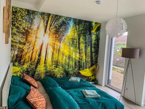 Friedewald Apartment | Modernes Doppelzimmer Friedewald Rhönblick