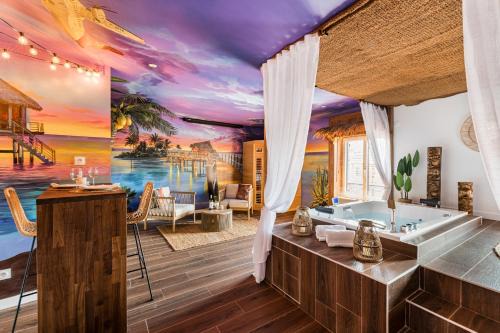 Boulieu-les-Annonay Apartment | Moments de douceur - Suite Laponie et Suite Tahiti