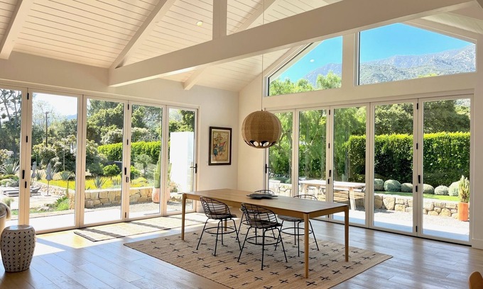 Montecito House | Montecito Ranch House Resort Living Indoor-Outdoor Living Pool + Spa on an Acre