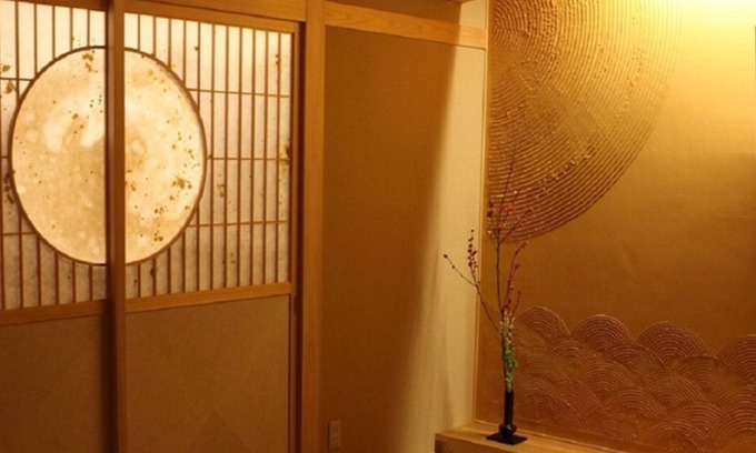 Kurobe House | Moon and Wa colored by traditional Japanese p/Kurobe Toyama