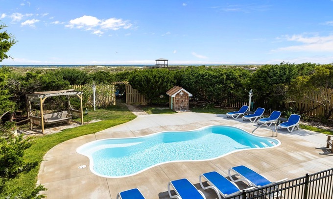 The Point House | Moonlit Dunes-Private Single Family Beachfront Home w/Pool on The Point