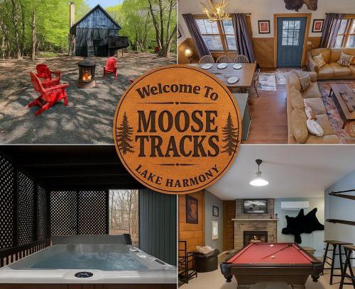 Lake Harmony Estates House | Moose Tracks Cabin Hot Tub 1 Mile To Lake