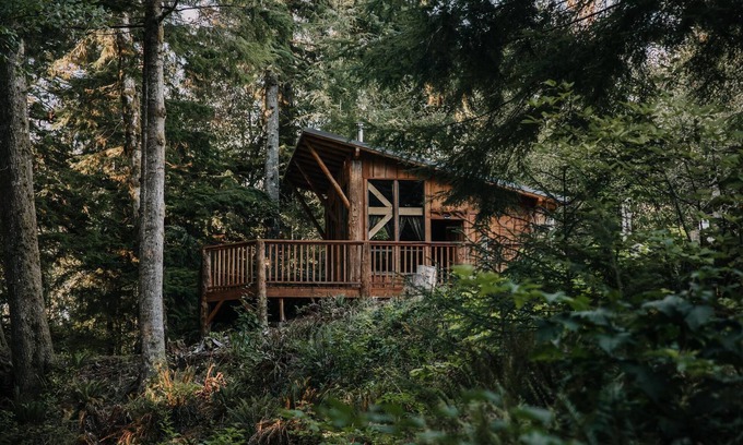 Forks Cabin | Mossquatch Resort - Cabin 1 Upgrade your camping experience!