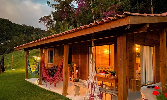 Santa Teresa Cottage | Mountain house with waterfall view in the Caravaggio Circuit! Sta Teresa-ES.
